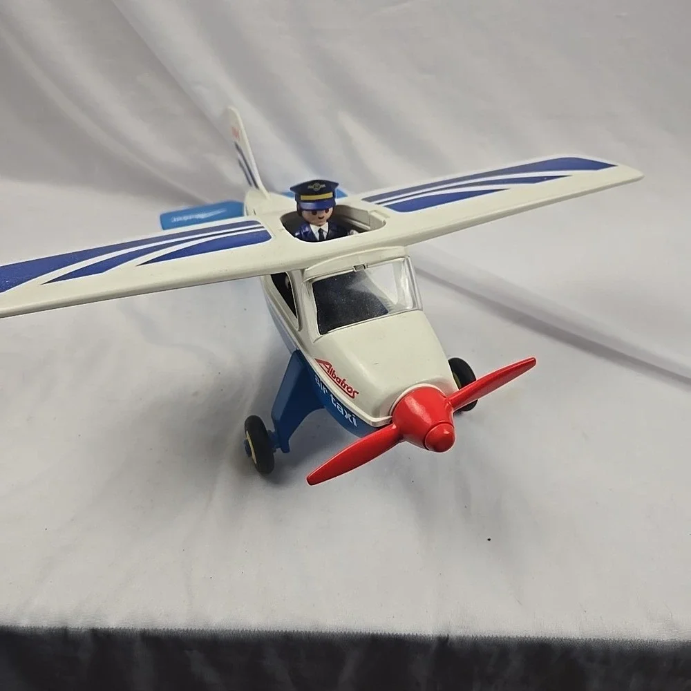 Playmobil 7590‎ Classic Edition Air Taxi The Albatros Taildragger Airplane 1985
